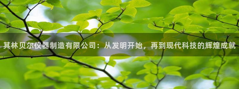 cq9电子跳更高试玩：其林贝尔仪器制造有限公司：从发明开始，
