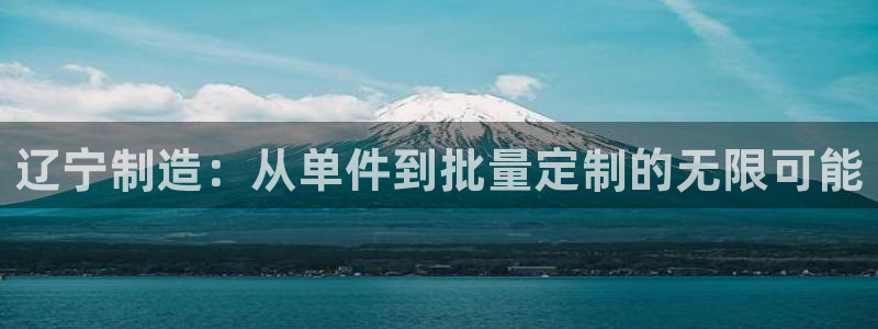 cq9电子游戏规律：辽宁制造：从单件到批量定制的无限可能