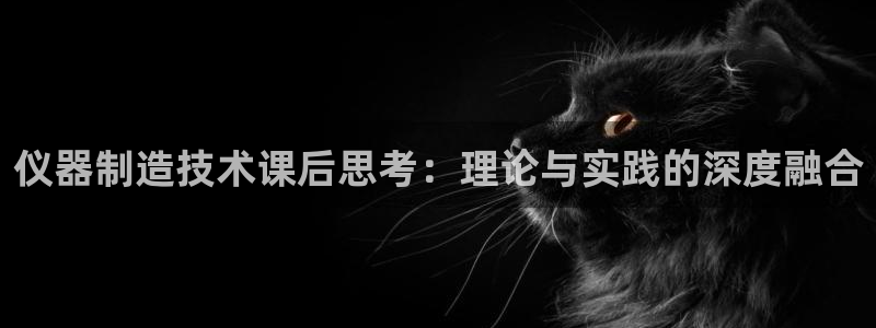 cq9电子跳高高网站：仪器制造技术课后思考：理论与实践的深度