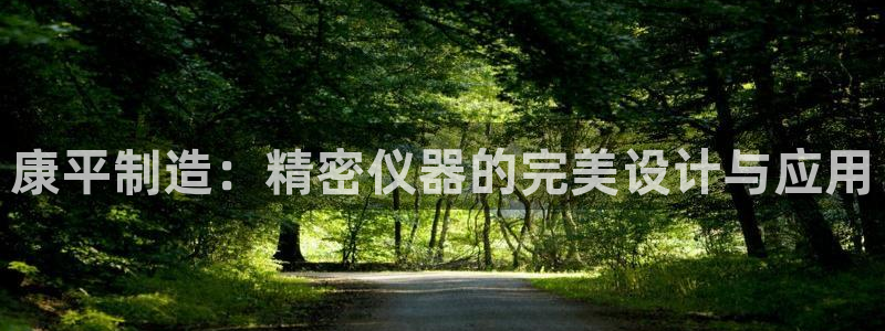 cq9电子森林舞会：康平制造：精密仪器的完美设计与应用