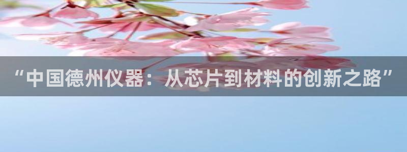 cq9电子夺宝试玩：“中国德州仪器：从芯片到材料的创新之路”