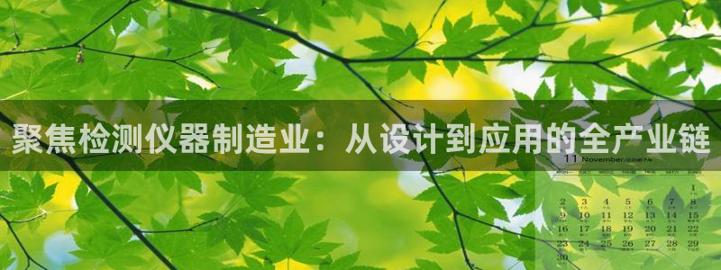 cq9电子神龙秘宝：聚焦检测仪器制造业：从设计到应用的全产业